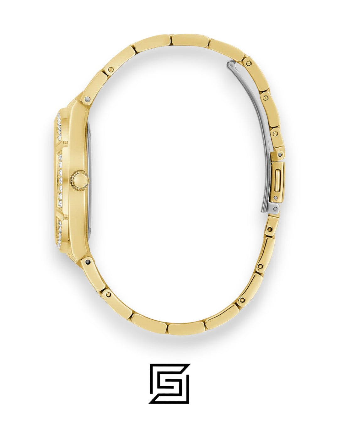GUESS Ladies Gold Tone Analog Watch GW0604L2