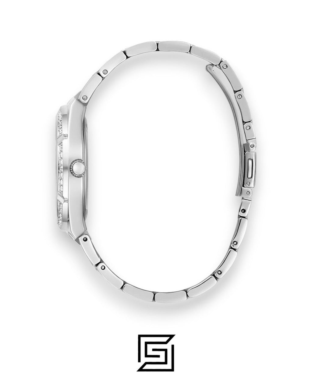 GUESS Ladies SILVER Tone Analog Watch GW0604L1