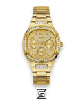 GUESS Ladies Gold Tone Analog Watch GW0558L2