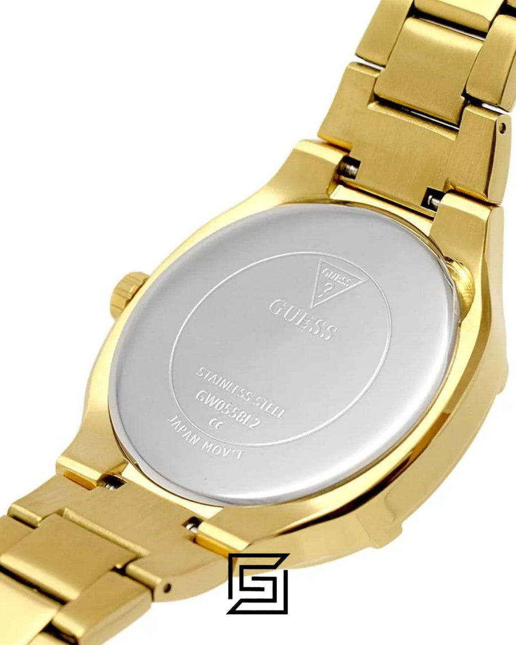 GUESS Ladies Gold Tone Analog Watch GW0558L2