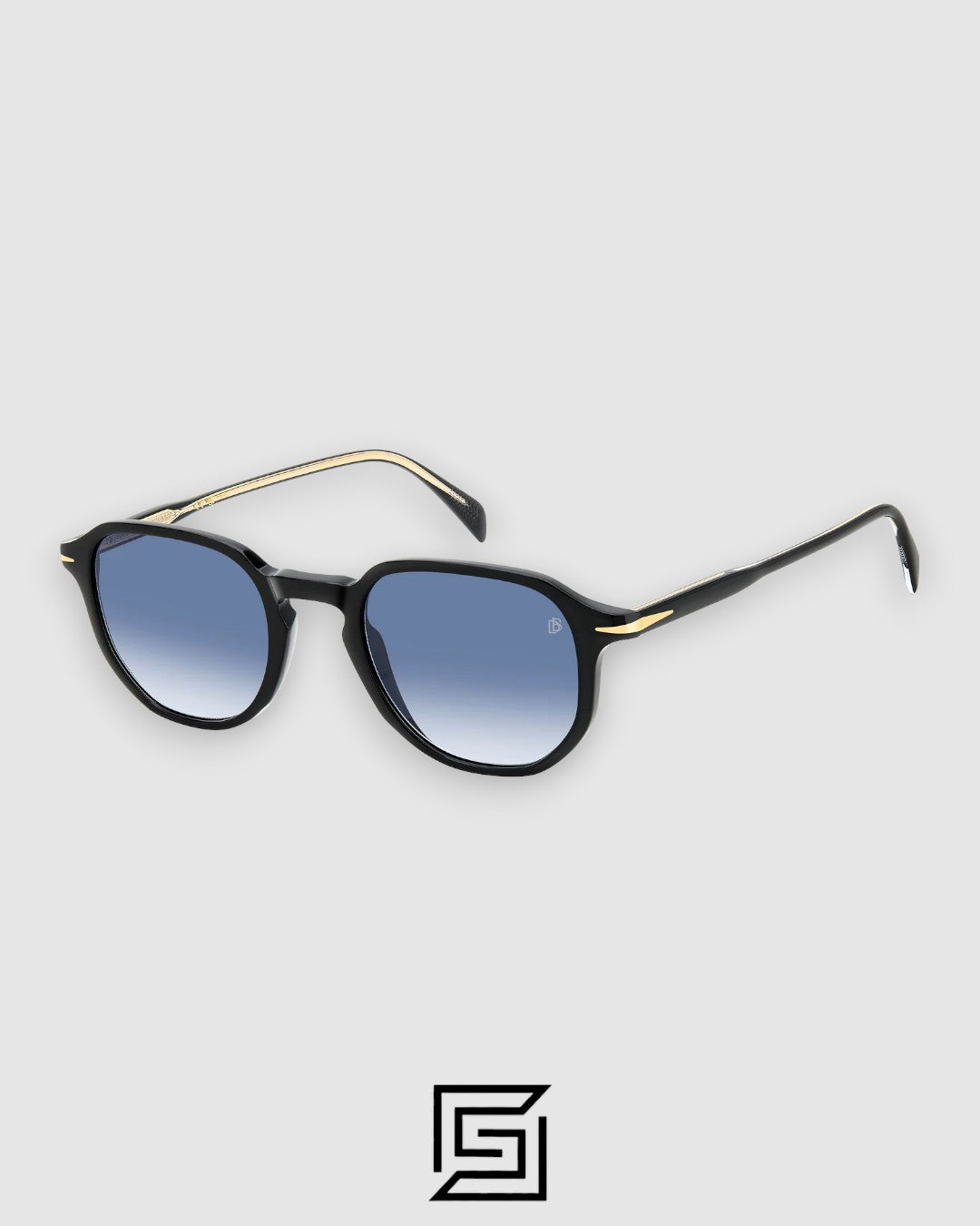 David Beckham DB1140 Sunglasses Men - BLACK-BLUE