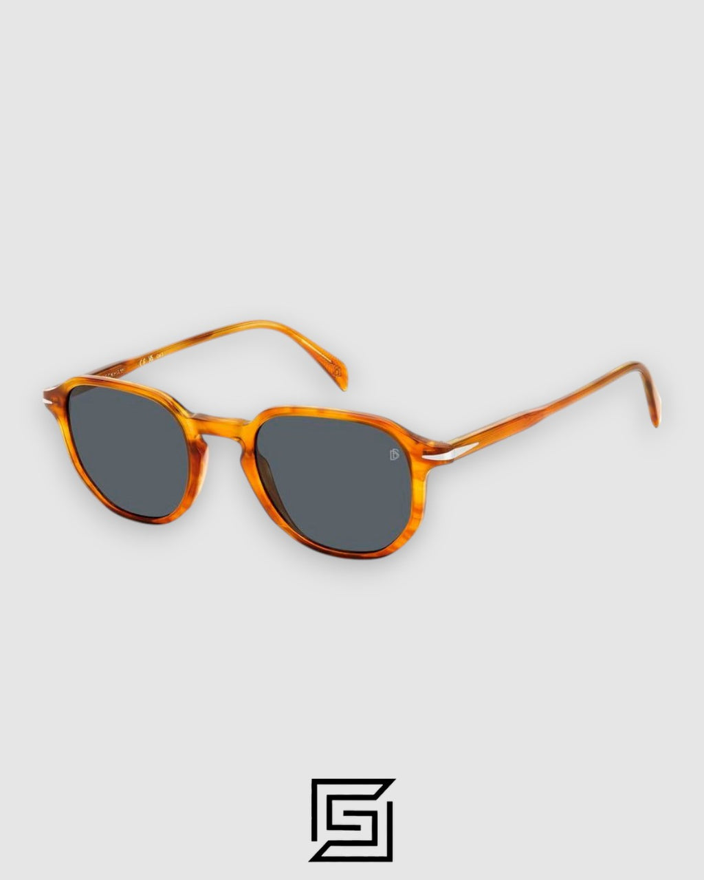 David Beckham DB1140 Sunglasses Men - transparent-brown