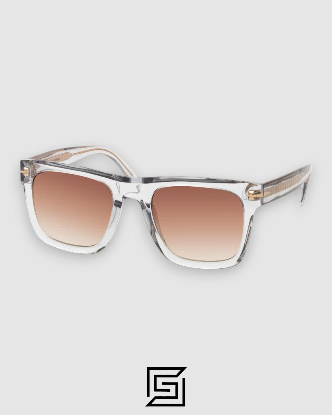 David Beckham DB7000/FLAT Sunglasses Men - transparent-brown