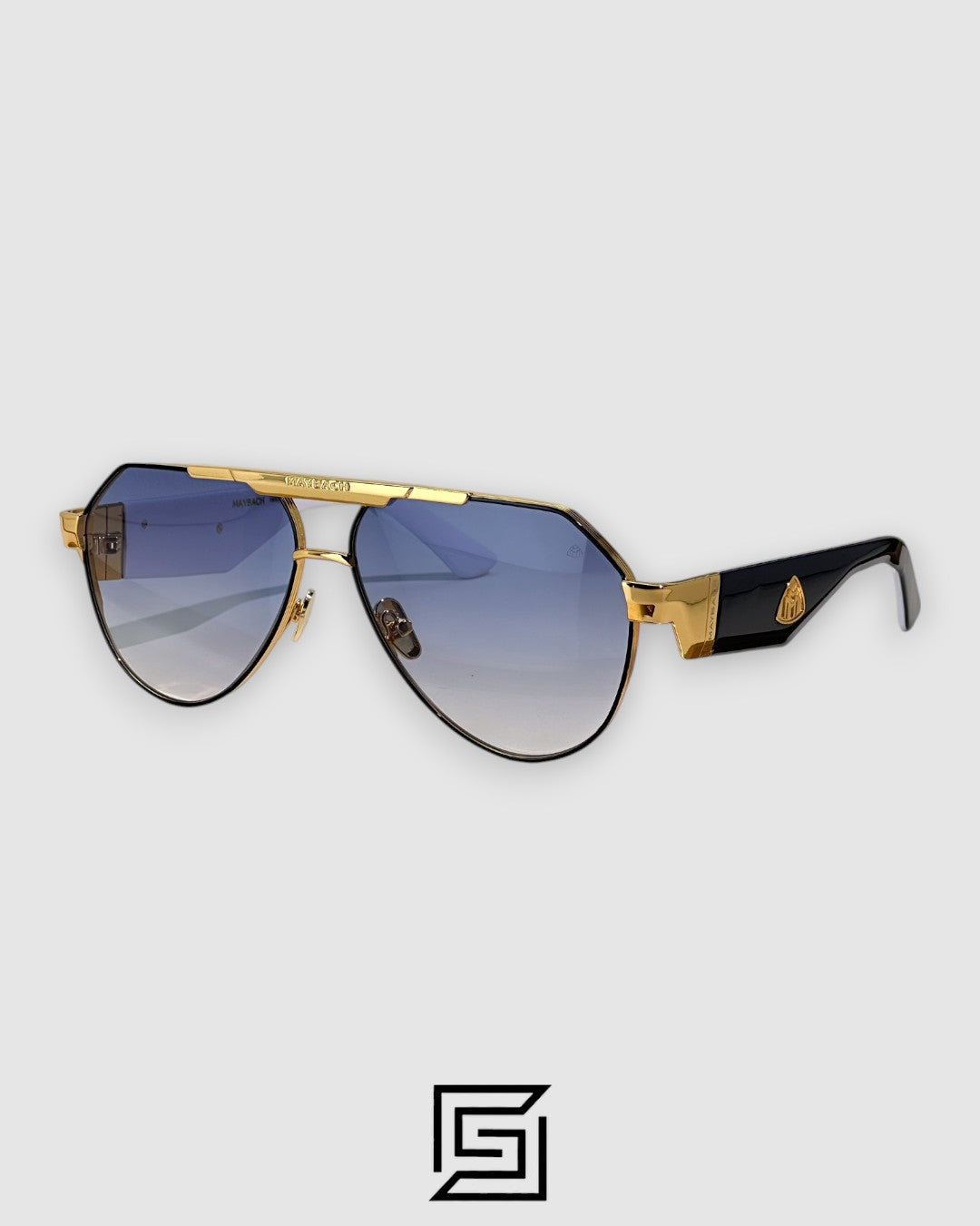 MAYBACH THE KING 3 S-L-V sunglasses for men - BLACK-LIGHT BLUE