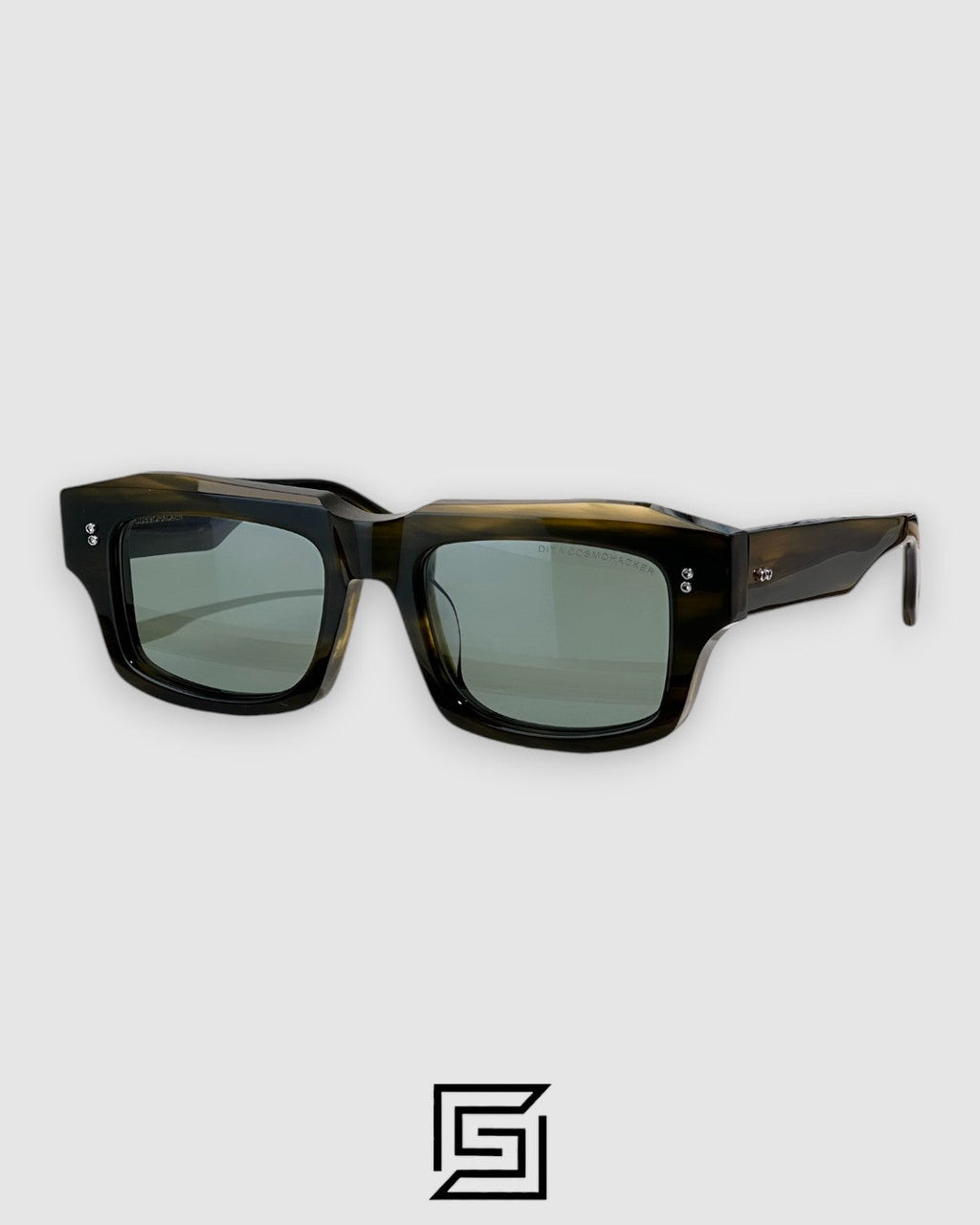 DITA COSMOHACKER DTS727 Sunglasses men - MARBLE - OLIVE