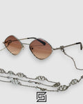 Valentino VA2088 Sunglasses For Women - silver_brown