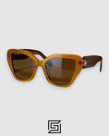 BVLGARI BV40033 sunglasses For Women - transparent-brown