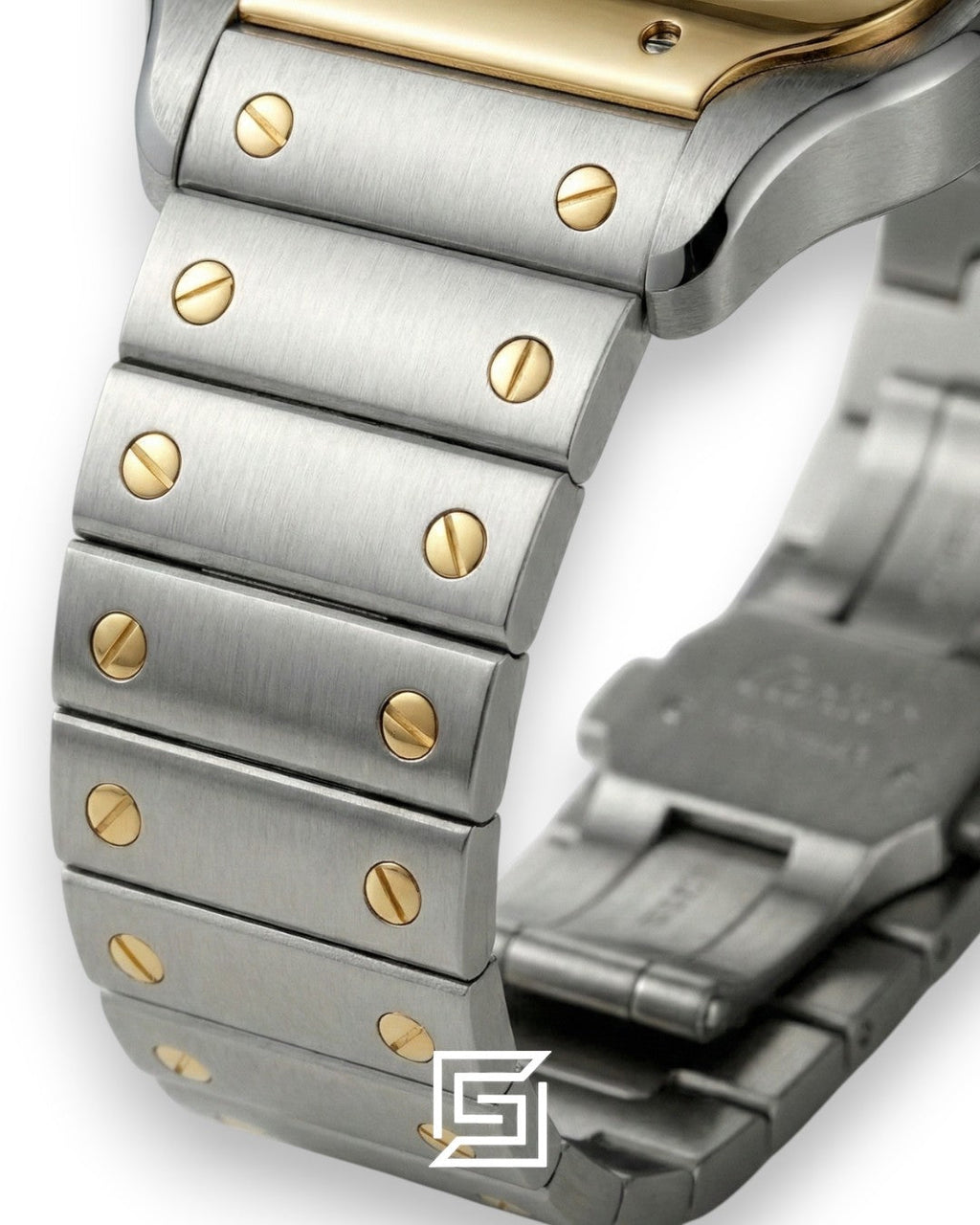 Cartier Santos 3241983 Automatic Green Roman Dial Two-Tone - 47mm