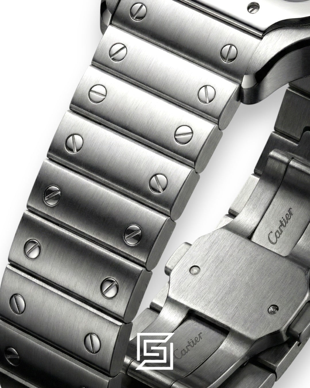 Cartier Santos 3241983 Automatic Green Roman Dial Stainless Steel - 40mm