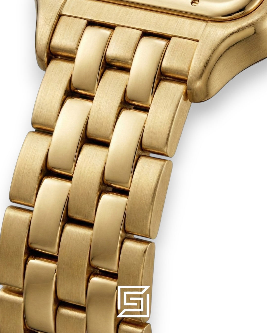 Cartier Santos Full Gold White Dial – Japanese Automatic Movement (30mm)