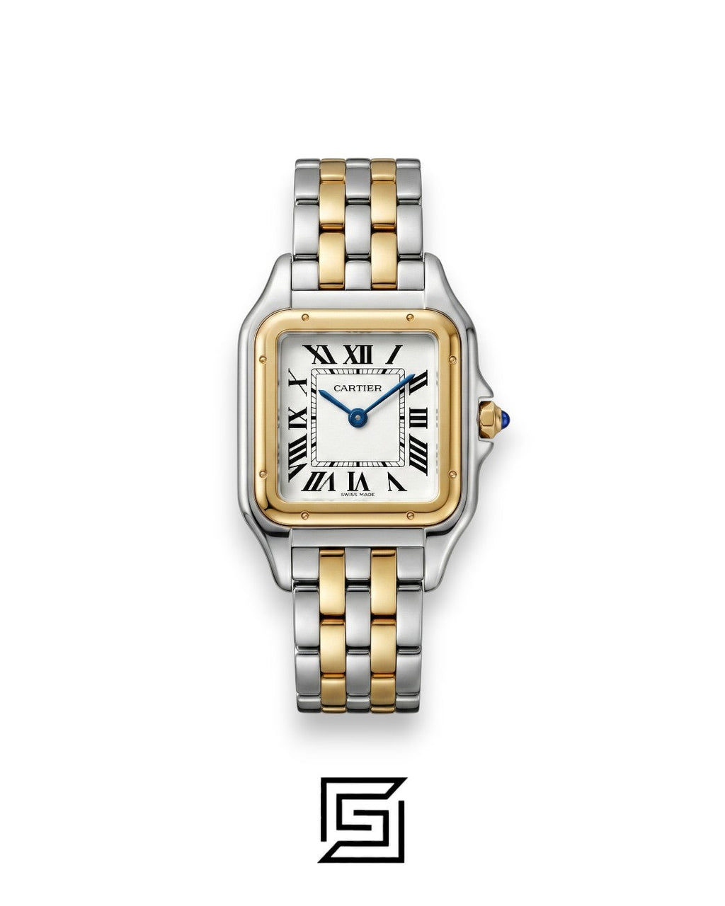 Cartier Santos Two-Tone White Dial – Japanese Automatic Movement (25mm)