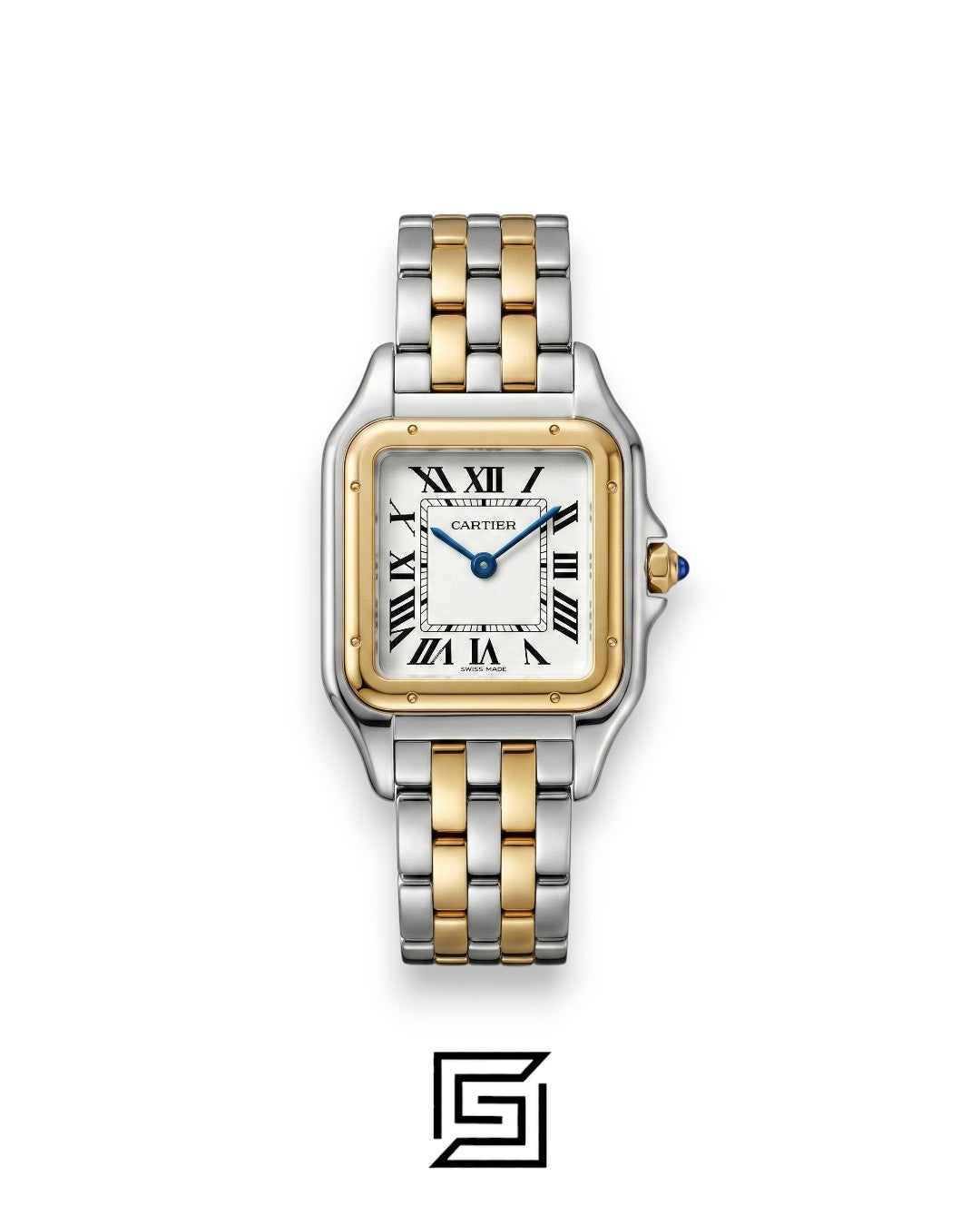Cartier Santos Two-Tone White Dial – Japanese Automatic Movement (25mm)