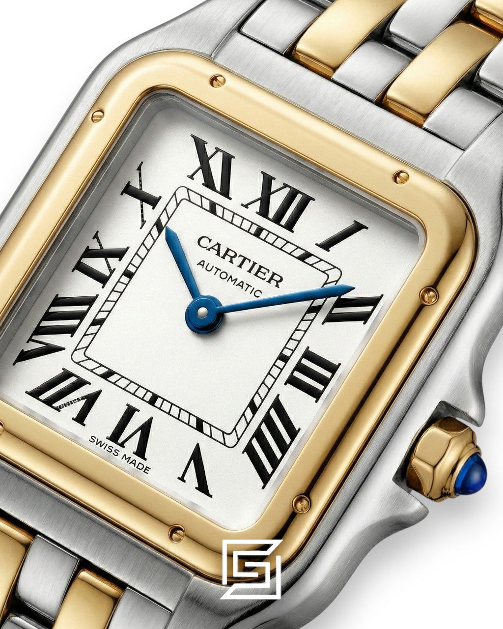 Cartier Santos Two-Tone White Dial – Japanese Automatic Movement (25mm)