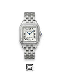 Cartier Santos Stainless Steel White Dial – Japanese Automatic Movement (25mm)