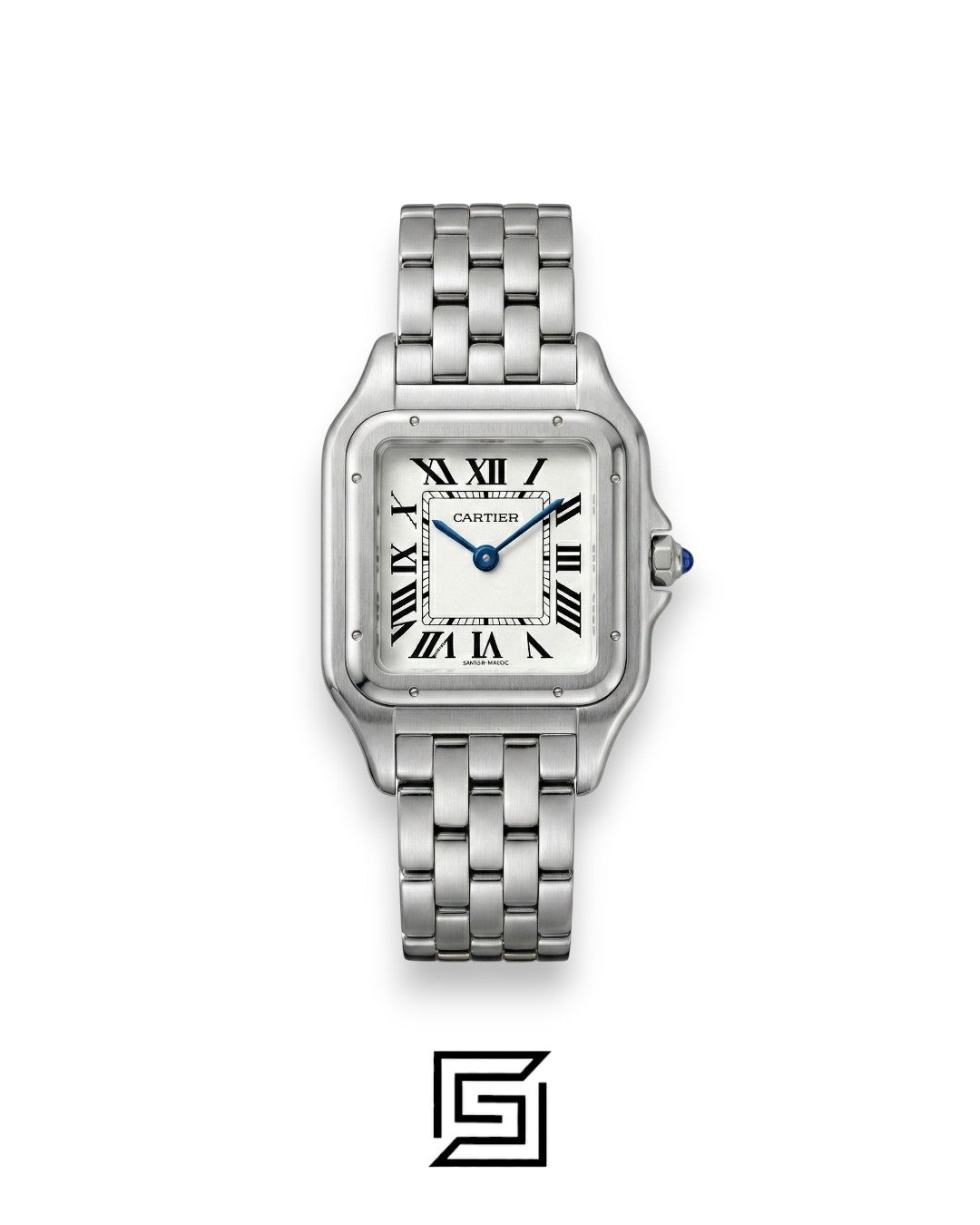 Cartier Santos Stainless Steel White Dial – Japanese Automatic Movement (25mm)