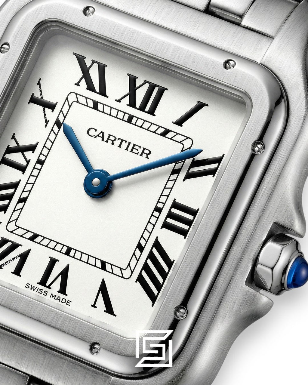 Cartier Santos Stainless Steel White Dial – Japanese Automatic Movement (25mm)