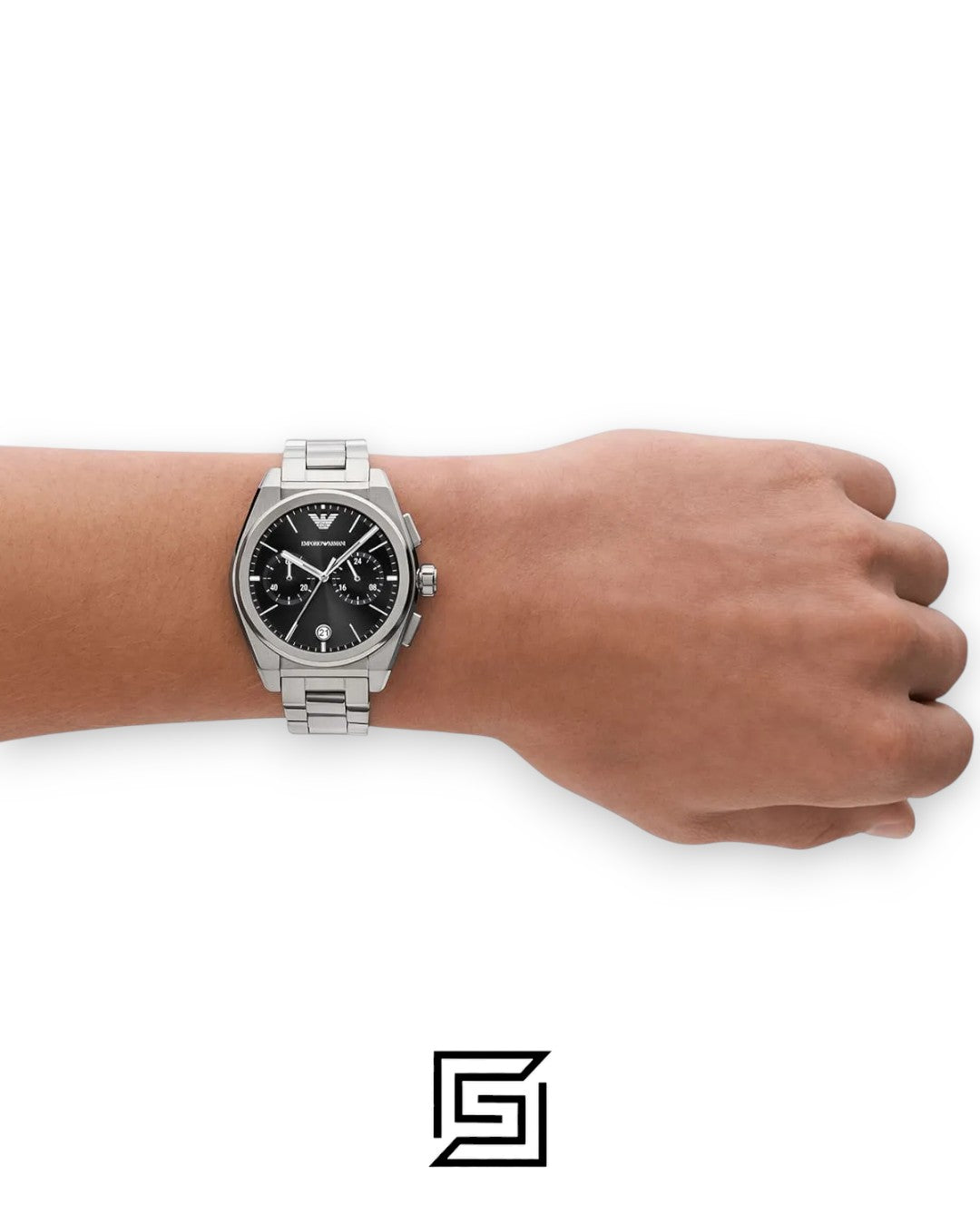 Emporio Armani Federico AR11560 Black Dial Chronograph Men's Watch