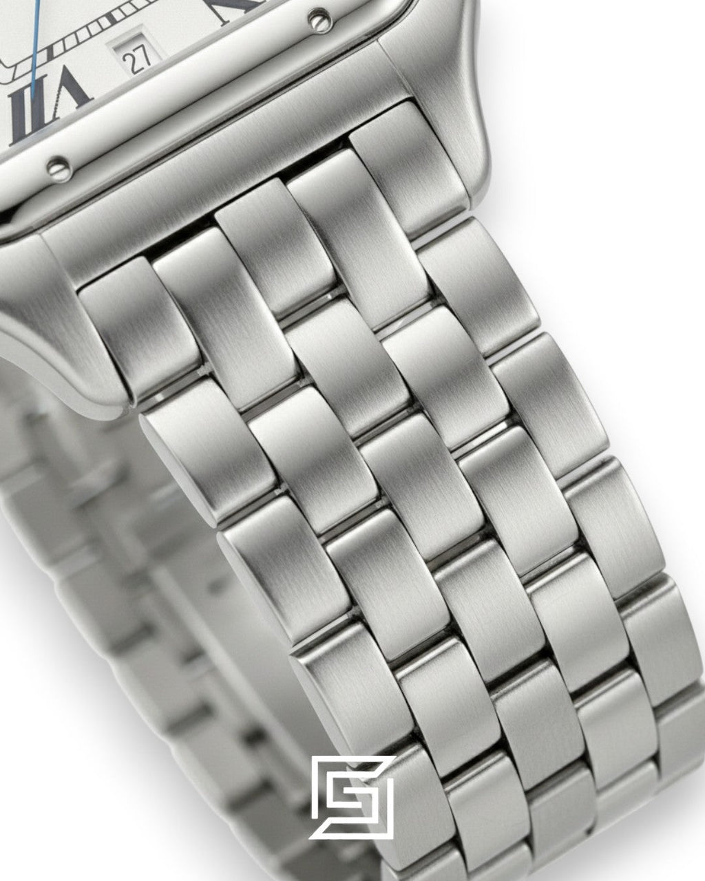 Cartier Santos Stainless Steel White Dial – Japanese Automatic Movement (30mm)