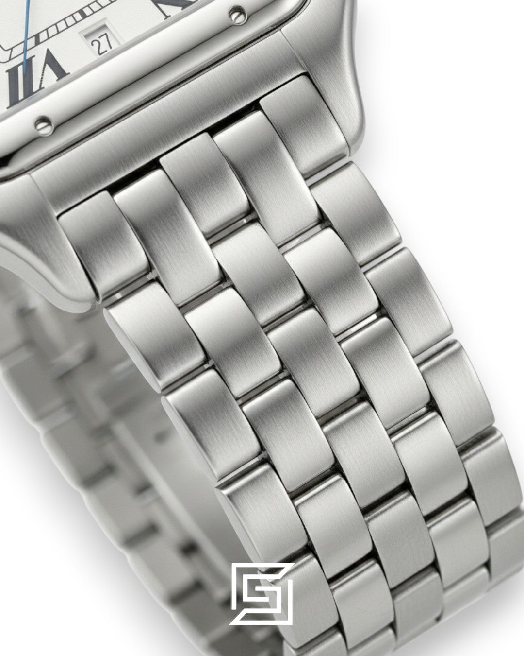 Cartier Santos Stainless Steel White Dial – Japanese Automatic Movement (30mm)