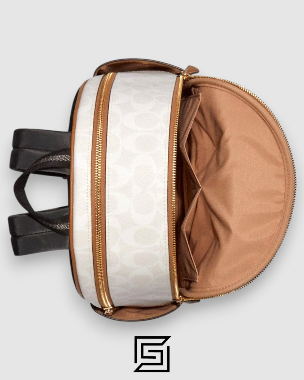 Coach Court Backpack Signature Chalk Glacierwhite C5671