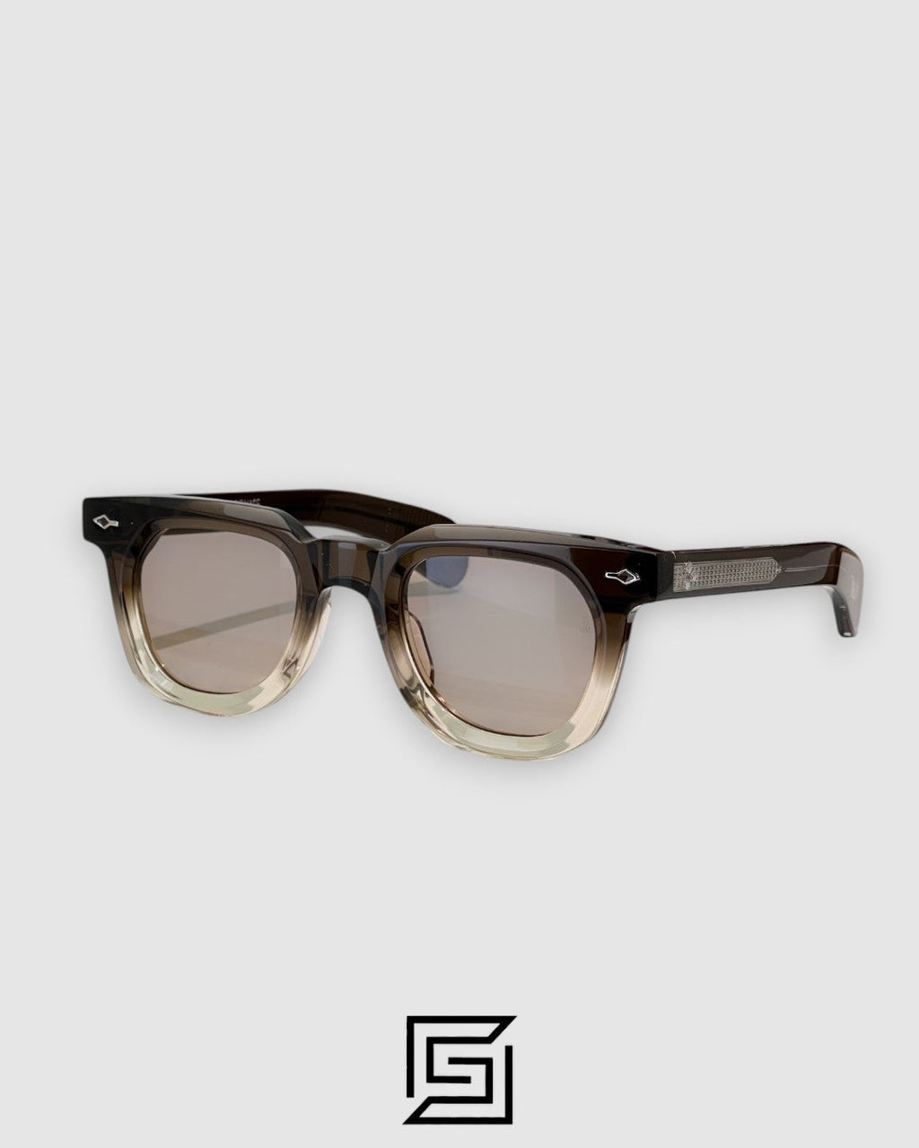 Jacques Marie Mage VENDOME Sunglasses - brown tow tone -brown