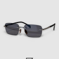 DB1195 Metal Rimless Sunglasses - gun