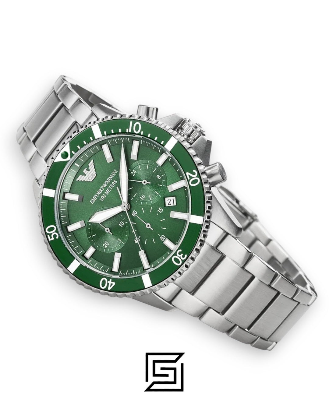 Emporio Armani AR11500 Men's Green Dial Watch