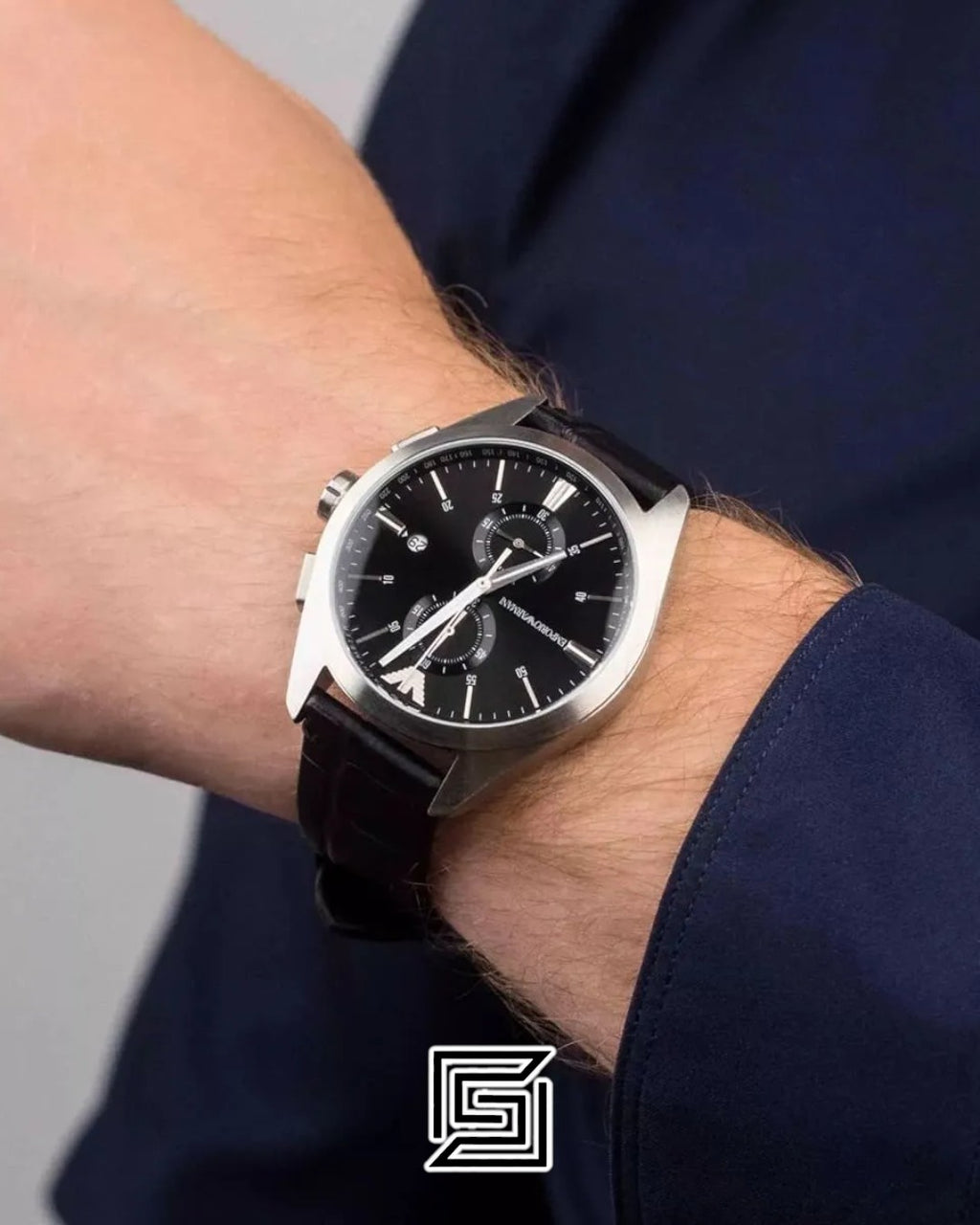 Emporio Armani AR11542 Black Dial Men's Chronograph Watch