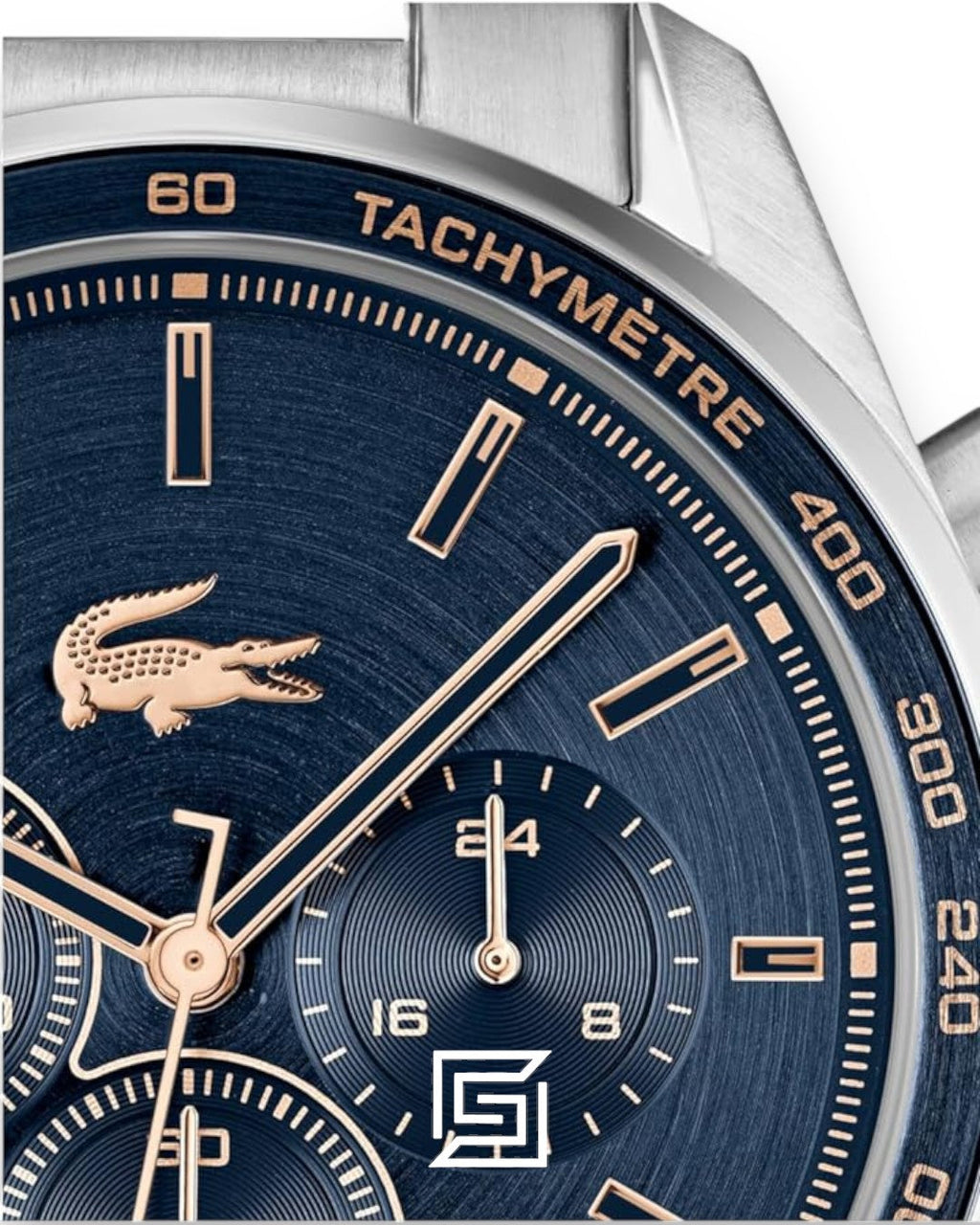 Lacoste 2011380 Men's Chronograph Blue Dial Stainless Steel Watch