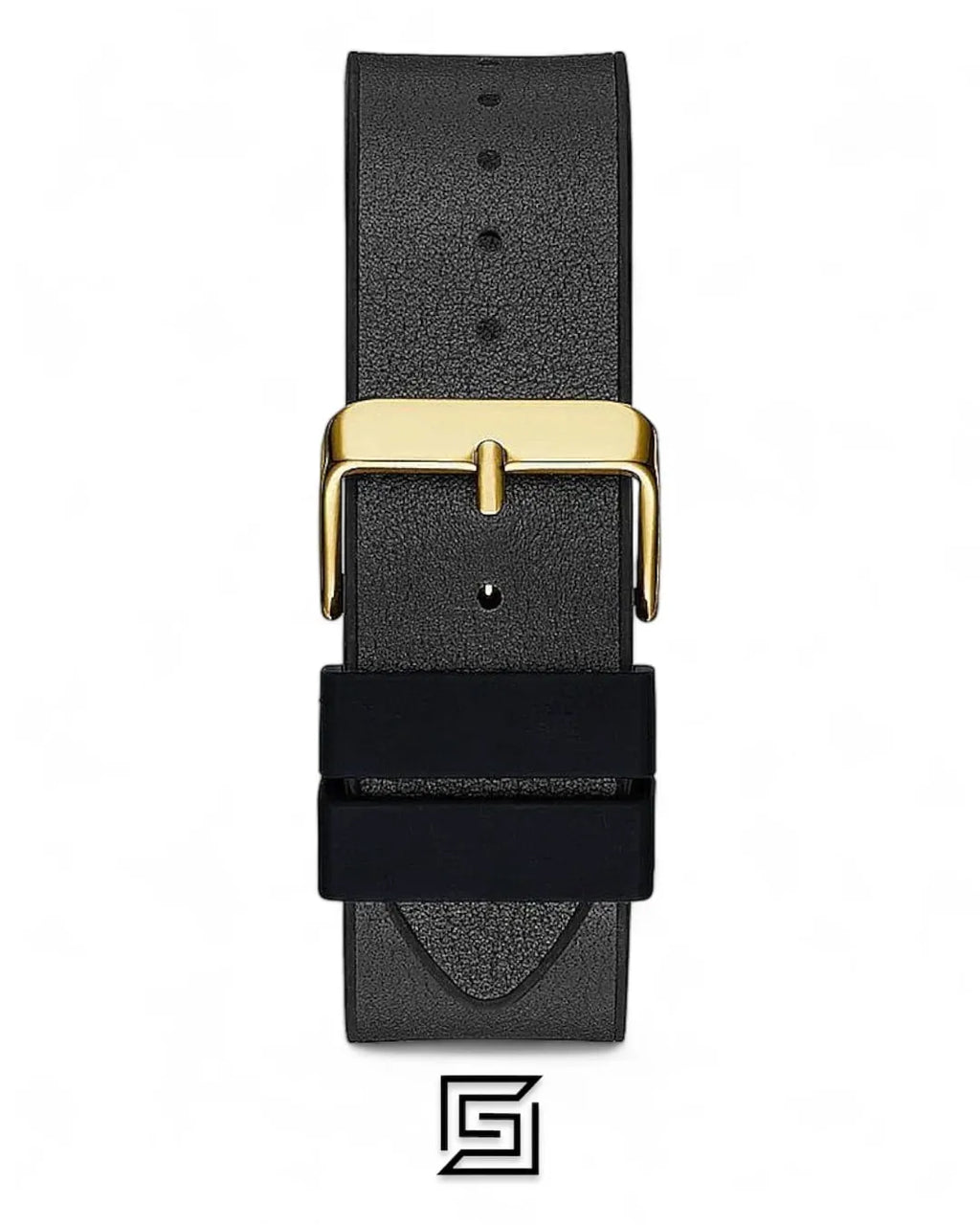 original-watches GUESS MENS BLACK GOLD TONE MULTI-FUNCTION WATCH GW0500G1