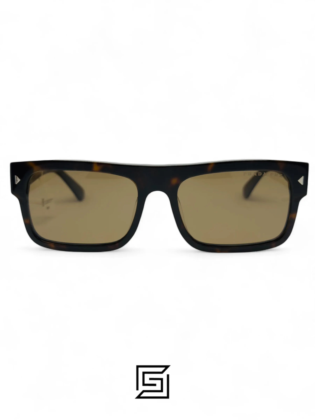sunglasses PRADA SPR A10SF 17N-01D/TIGER - BROWN