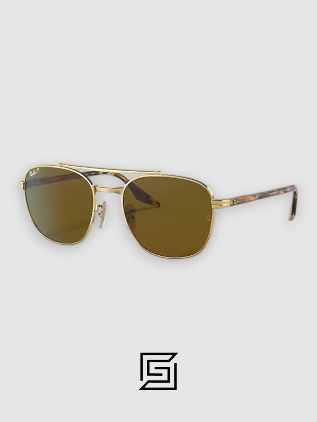 Ray Ban RB3688 Sunglasses Unisex - gold