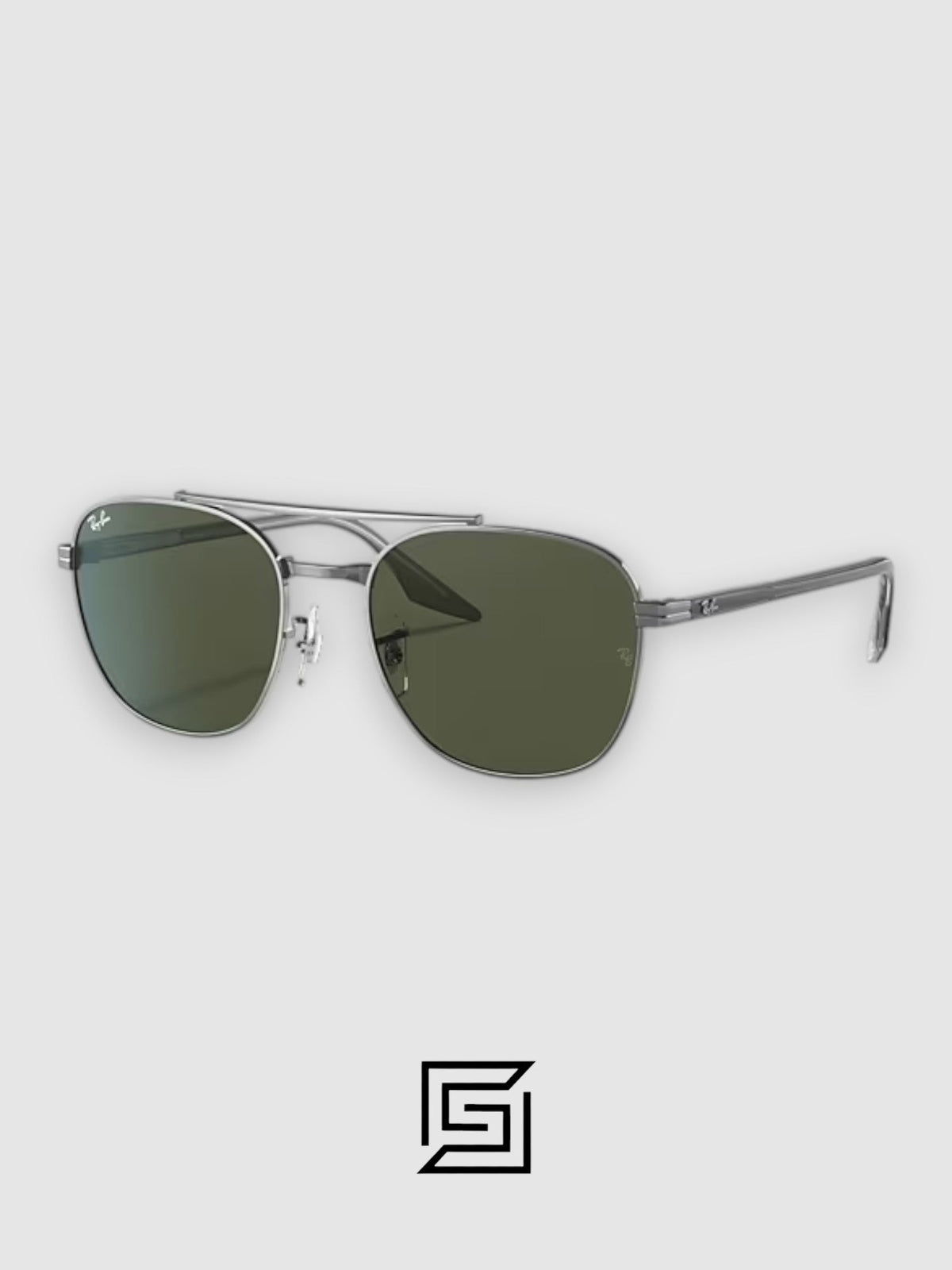Ray Ban RB3688 Sunglasses Unisex - silver