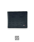 New Box TOMMY SINGLE WALLET W TH BIG LOGO HARD PATTERN INSIDE LEATHER/BLACK