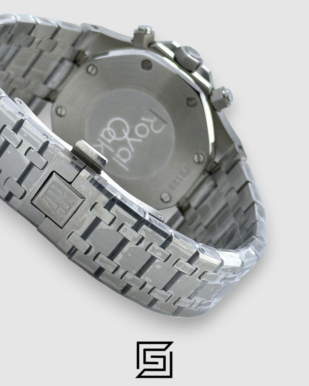 ROYAL OAK MEN FW0058-M/ SILVER X BLUE WITH SILVER COUNTERS