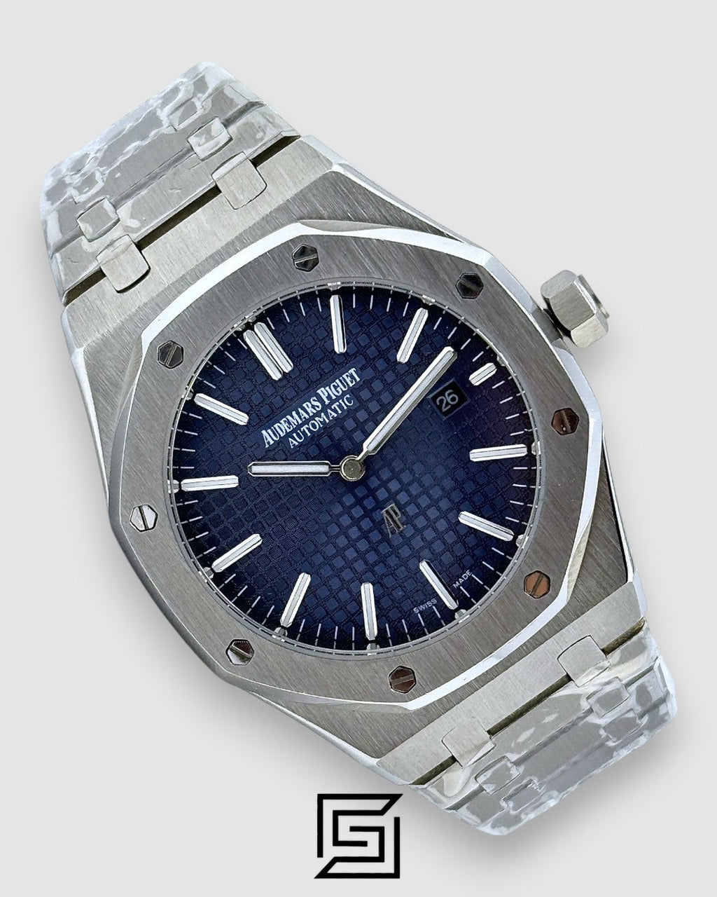 ROYAL OAK MEN FW0058 AUTOMATIC FLAT-M/SILVER X BLUE