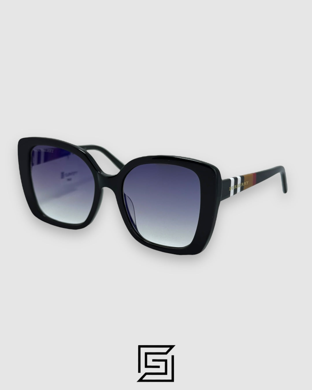 Burberry BE4281 Sunglasses Women - BLACK-BLUE