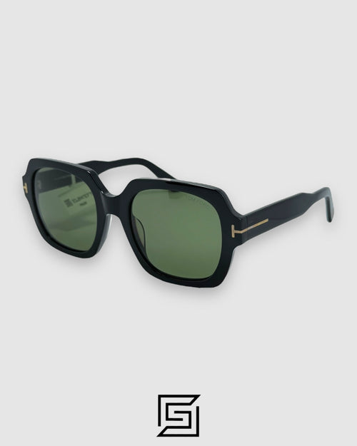 TOMFORD AUTUMN TF660 Sunglasses For Women - BLACK_GREEN