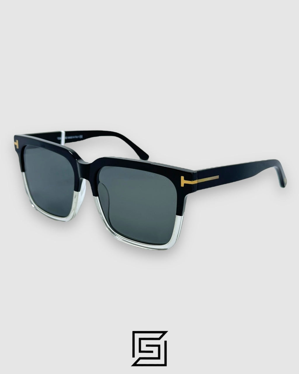 TOMFORD TF0952 Sunglasses For Unisex - HALF BLACK -BLACK