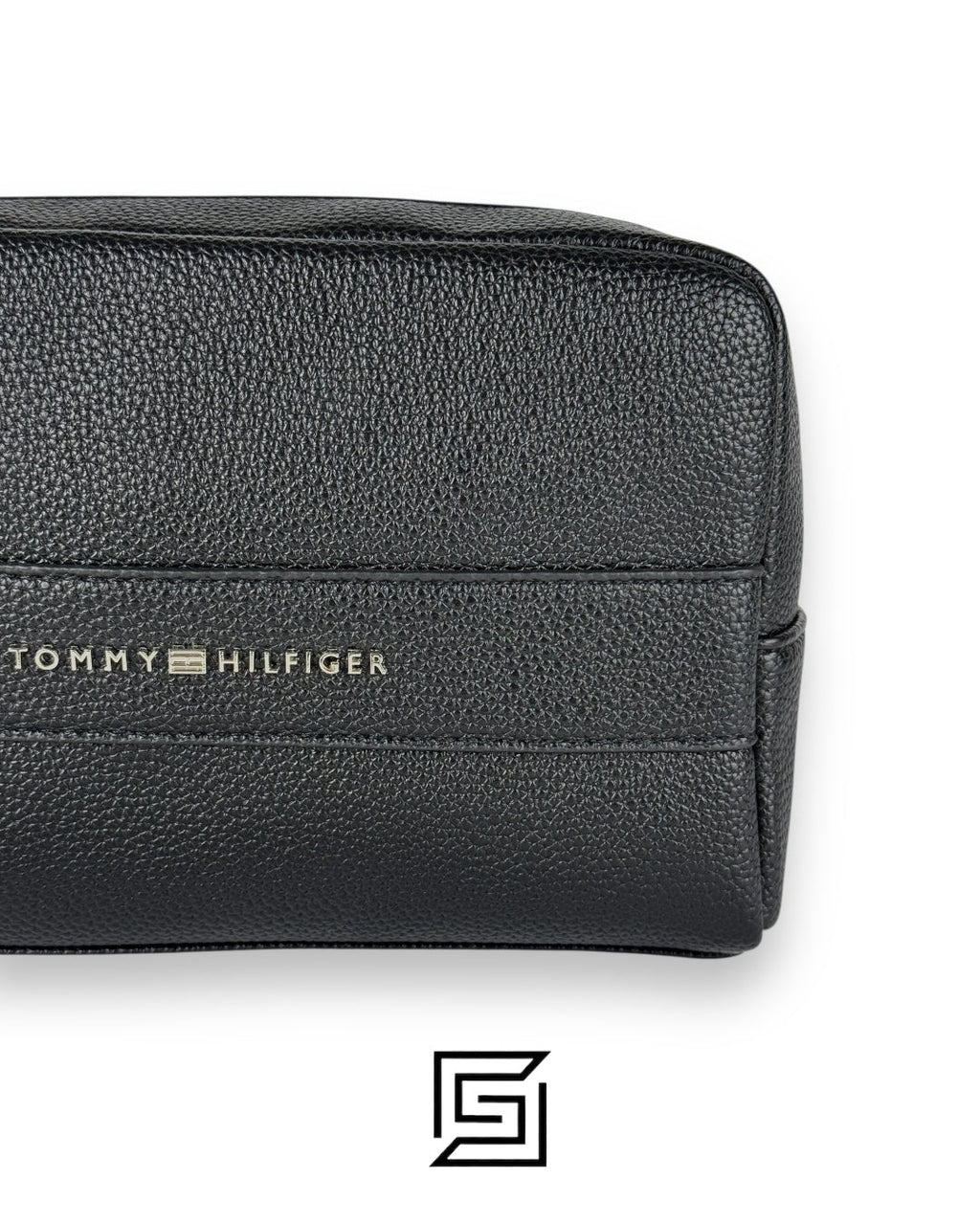 Tommy Handbag BOX Tommy METAL LOGO on middle/BLACK