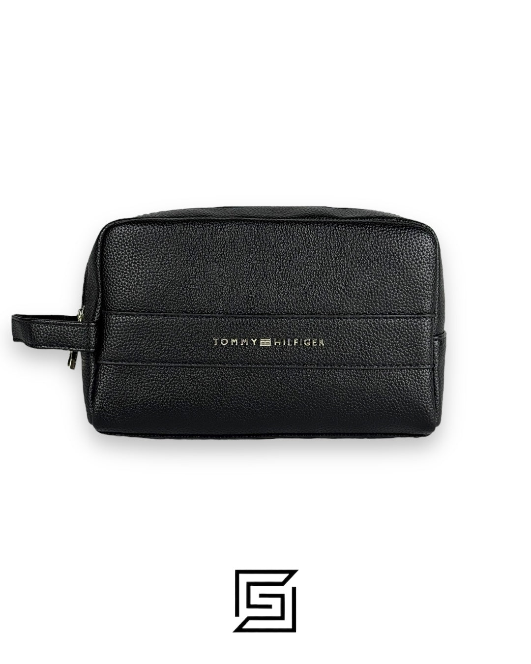 Tommy Handbag BOX Tommy METAL LOGO on middle/BLACK