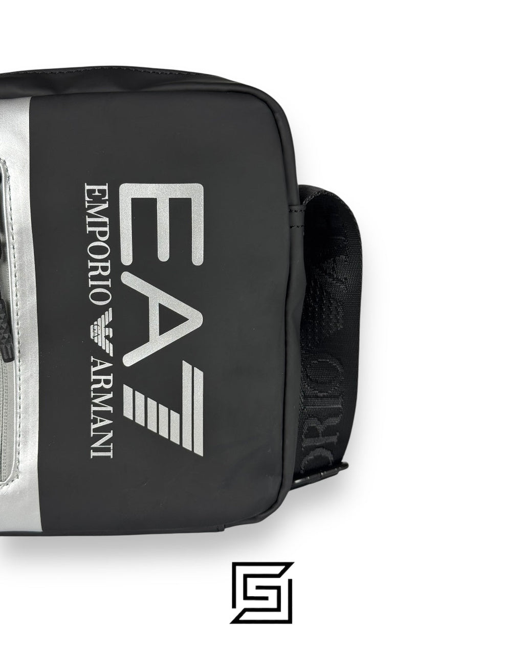 EA10004 CROSS BAG BLACK SILVER