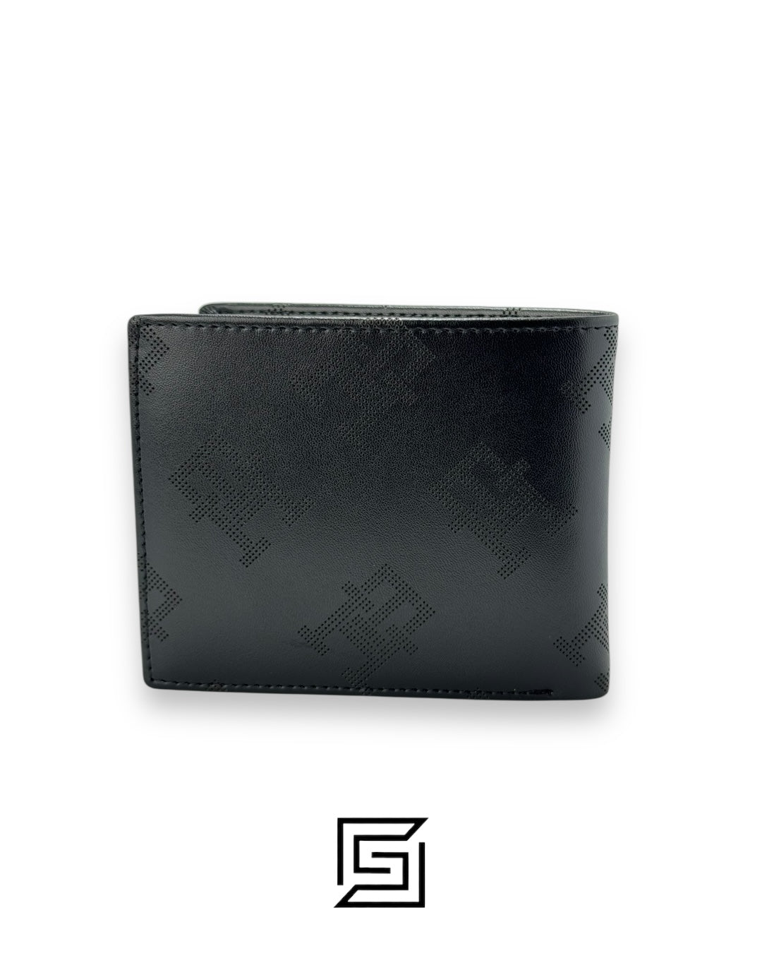 TOMMY SINGLE WALLET W WITH TH POINTS PRINT AND TH METAL LOGO/BLACK