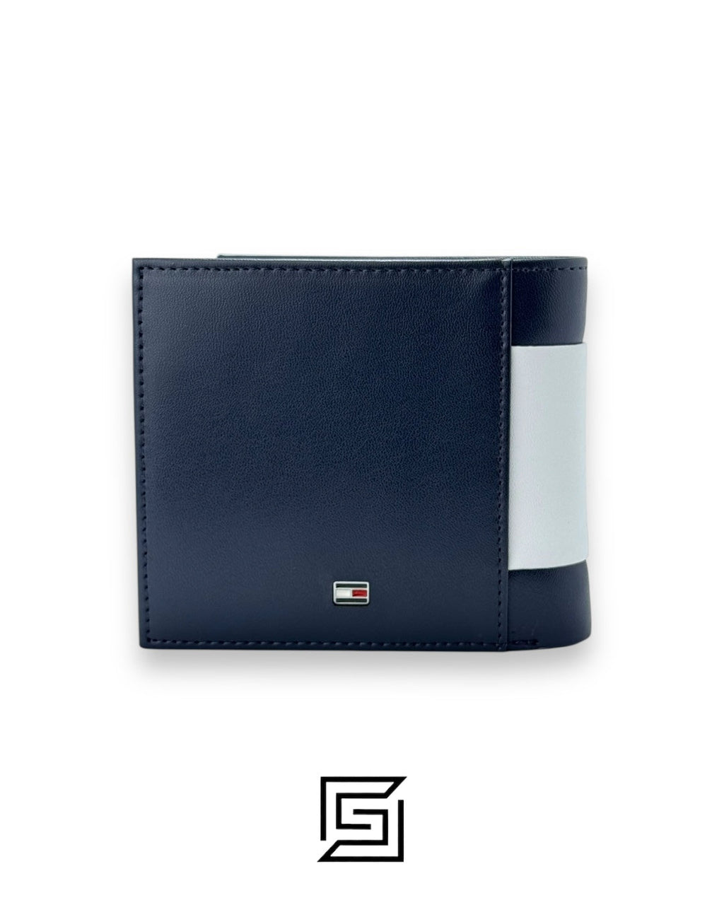 TOMMY SINGLE WALLET 2 COLORS WITH H IN MIDDLE/MULTI COLORS