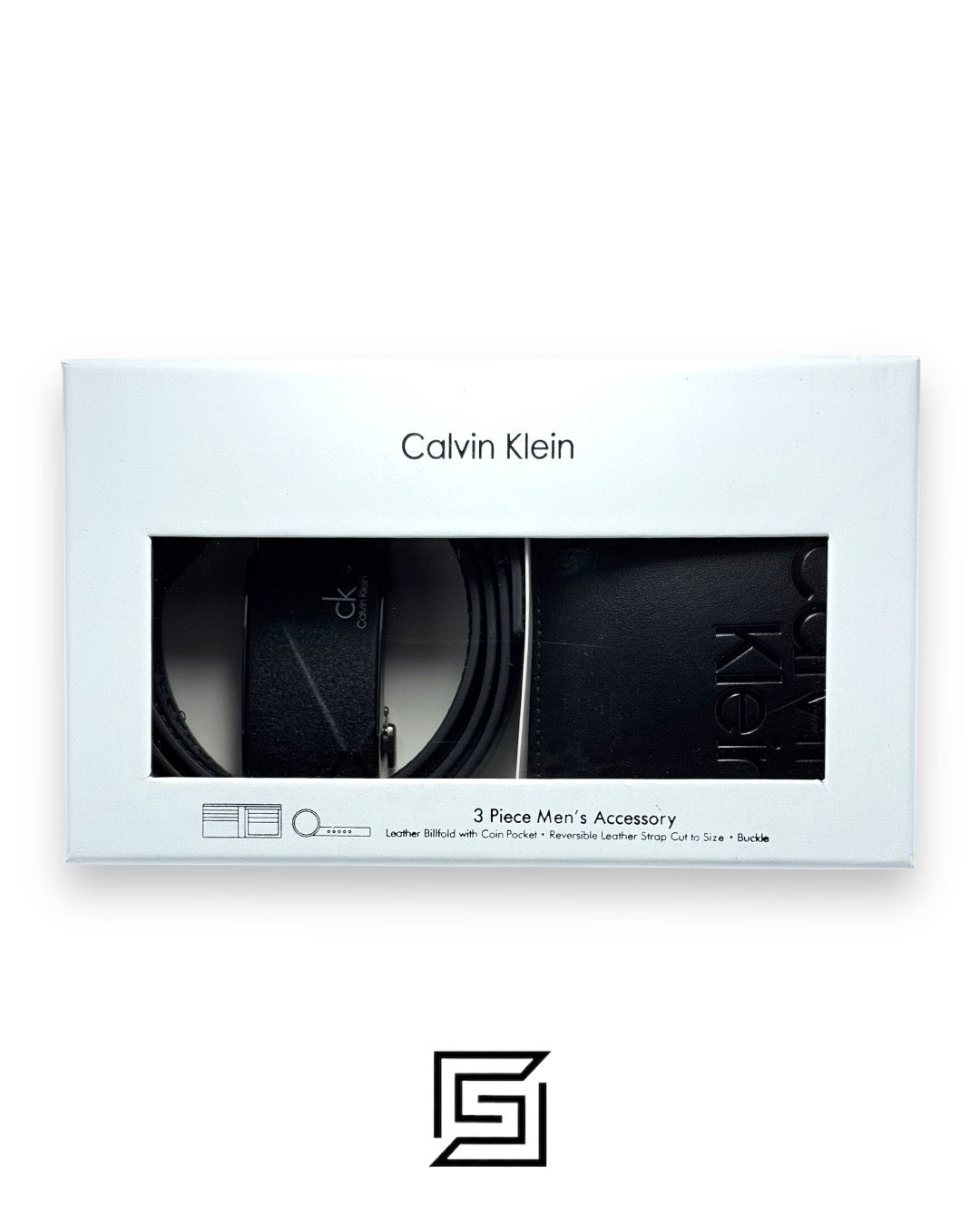 CK SET BELT AND WALLET CK LOGO MODEL 7