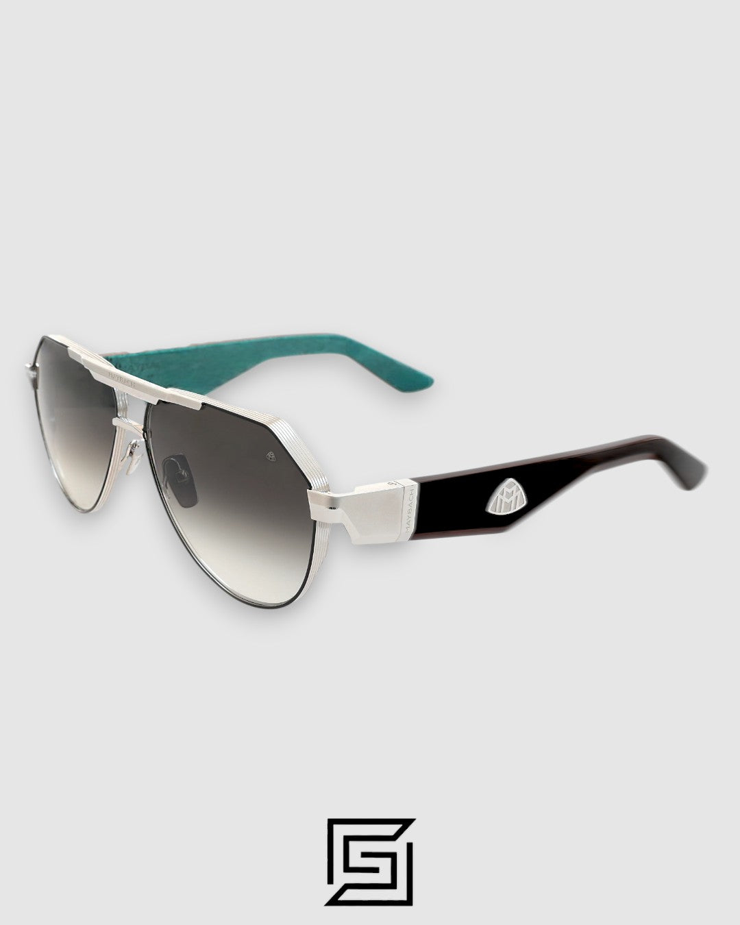 MAYBACH THE KING 3 S-L-V sunglasses for men - silver-lens-grey