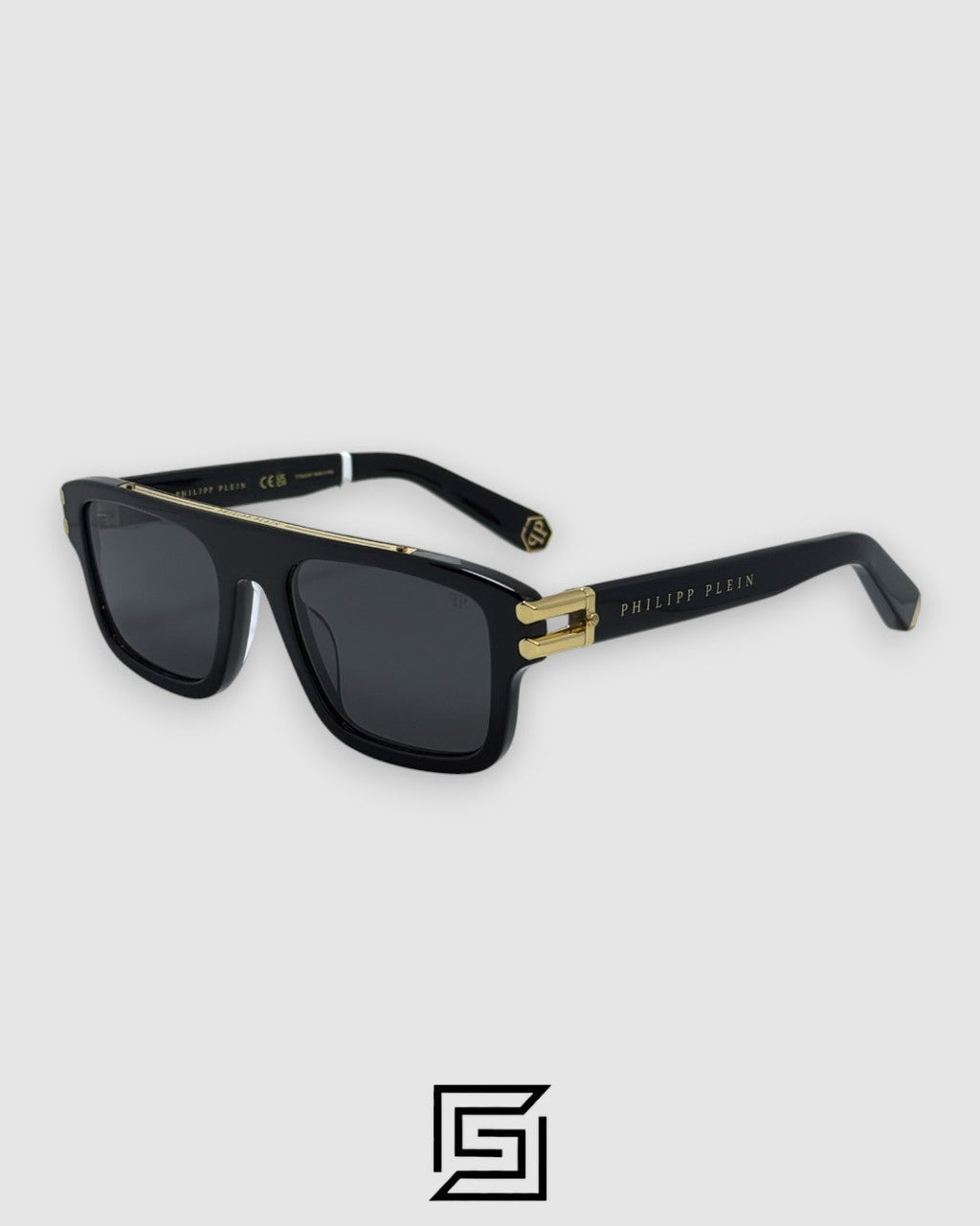 Philip PLEIN LIGHT FIGHTER VPP021 Sunglasses For Men - black