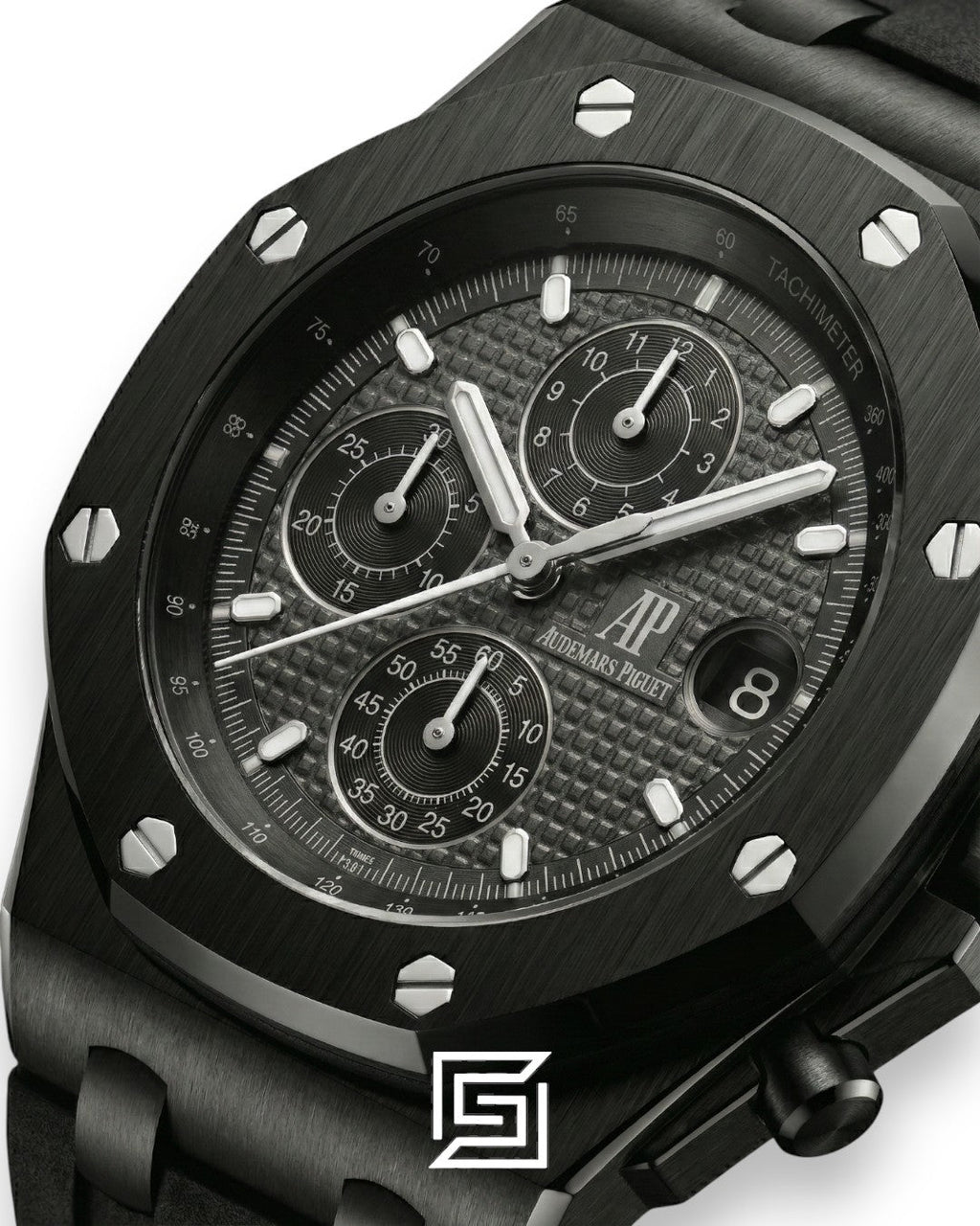Audemars Piguet Royal Oak Offshore Full Black – Rubber Strap – Quartz