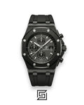 Audemars Piguet Royal Oak Offshore Full Black – Rubber Strap – Quartz