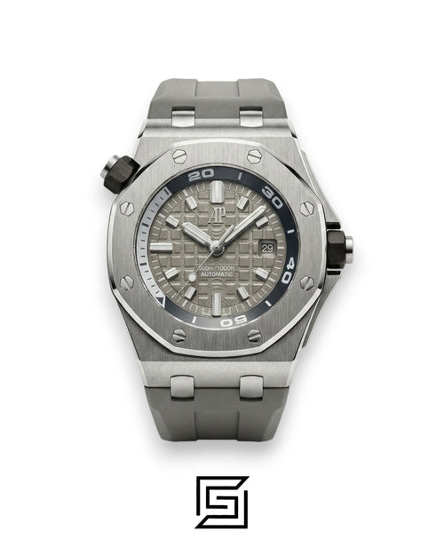 Royal oak offshore WF0851 automatic flat-r/grey - grey